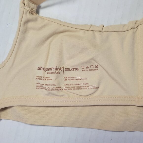 Truekind Beige Supportive Comfort Wireless Shaping Bra #10210 Size 2XL - Picture 4 of 4